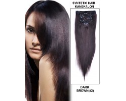 Clip In Extensions 20" (ca 50 cm) 10 del Färg 2