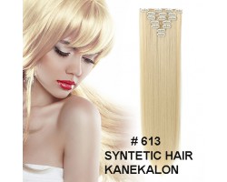 Clip In Extensions 20" (ca 50 cm) 10 del Färg 613