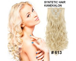 wavy clip in 20" (ca 50 cm) 8 del färg 613
